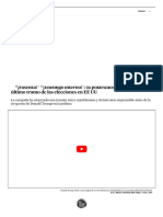 "¡Fascista!" "¡Enemigo Interno!" - La Polarización Arrecia en El Último Tramo de Las Elecciones en EE UU - Elecciones USA - EL PAÍS