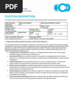 IT Project Manager Position Description