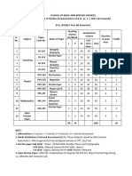 B.sc. (PCM) III & IV Semester Scheme 2017-20