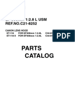 EF 300mm f2.8 L USM Parts List