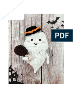 Fantasma Lindo para Halloween PDF Amigurumi Patron Gratis