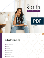 Sonia Chopra - Visual Brand Style Guide 2023