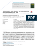 Thermomechanical Fatigue Experiment and Failure Analysis On A