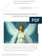 Invoking Archangel Gabriel For Healing - A Step-by-Step Guide - Warriors of The Divine