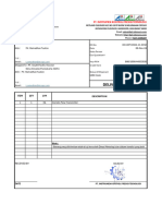 Delivery Order: Sold To: PT. South Pacific Viscose Attn: Mr. Ramadhan Taufan 06-Nov-24