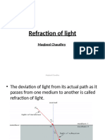 Refraction of Light