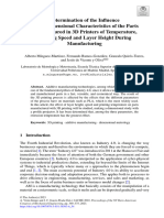 Determination of The Influence On The Dimensional