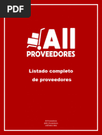 Lista de Proveedores Completa