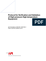 Api TR 1per-15k1 Protocol For Verification and Validation of High-Pressure High-Temperature Equipment