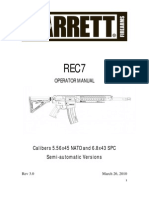 Barrett Doc REC7 Manual