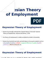 Keynesian Theory of Employment