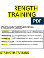 Pe10 Strength Training Lesson 1 To 4 Lecture