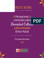 Percepción y Actitud de La Diversidad Cultural