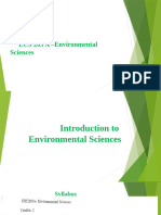 Introductory Lecture-Environment Ecology Modidied Lecture