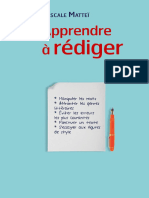 Apprendre À Rédiger by Pascale Mattei (Mattei, Pascale)