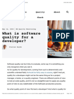 What Is Software Quality For A Developer? - Coders Kitchen