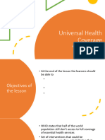 Universal Health Coverage and PHC Aug 2024