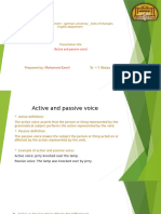 Active and Passive