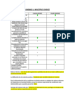 MULTIPLE CHOICE - Acondicionamiento de Aire