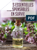 Apprendre Preparer Survivre 4 Huiles Essentielles Indispensables en Survie Guide