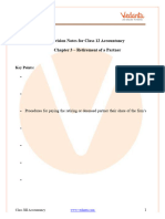 Chapter 3 Retirement - Death of A Partner Class 12 Notes - FREE PDF