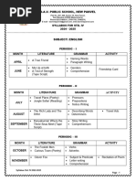 CW4 - 4. Syllabus - Std. Iv