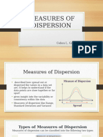 Measures of Dispersion