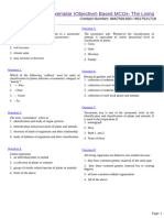 The Living World - NCERT Exemplar (Objective) Based MCQs