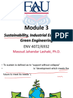 Module 3 - Sustainability, Industrial Ecology & Green Engineering - Annotated