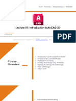 01 - Introduction To AutoCAD 3D