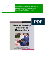 Buy Ebook How To Develop Children As Researchers A Step by Step Guide To Teaching The Research Process 1st Edition Prof Mary Kellett Cheap Price