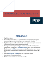 Pharmaceutical Analysis II