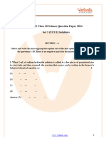 Class 10 Science Set 1 (31!1!1) 2024 Question Paper With Solutions