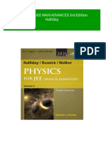 Physics For JEE MAIN ADVANCED 3rd Edition Halliday 2024 Scribd Download