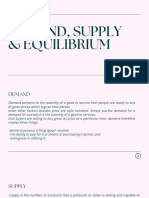 Demand Supply Equilibrium