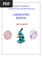 Lab Manual 1st Semester Microbiology