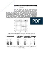 Caselets For Location of Warehouses in A Logistics Network