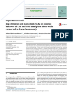 Experimental and Numerical Study On Seismic Behavior of LYS and HYS Steel Plate Shear Walls Connected To Frame Beams Only