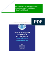 Full A Psychological Approach To Diagnosis Using The ICD 11 As A Framework 1st Edition Geoffrey M. Reed Ebook All Chapters