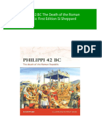 Where Can Buy Philippi 42 BC The Death of The Roman Republic First Edition Si Sheppard Ebook With Cheap Price