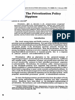 06 - Issues On The Privatization Policy in The Philippines