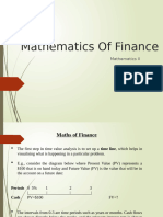 Mathematics of Finance