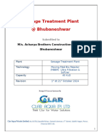 Acharya - STP 40 KLD (MBBR) With Uf