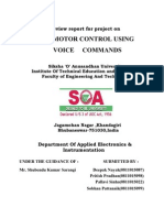 D.C Motor Control Using Voice Commands