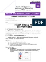 Media Codes and Conventions