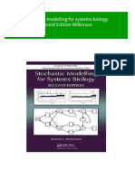 PDF Stochastic Modelling For Systems Biology Second Edition Wilkinson Download