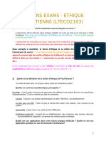 Ethique Chrétienne - Questions Tuyaux