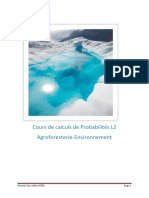 Cours de Probabilités Agro-EnV-L2