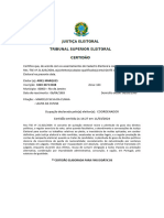 Certidão Quitação Eleitoral Ariel