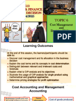 MFAM613 TOPIC 6 Cost MGMT Dec. Making Sem 1 202425